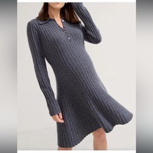 Hatch Addie Polo Sweater Dress Maternity